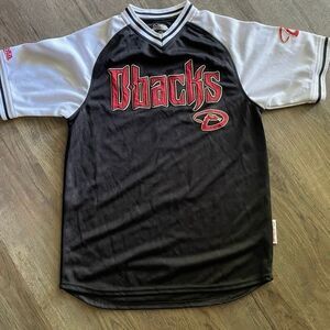 Stitches Athletic Gear MLB Mens Medium Arizona Diamondbacks Jersey Black White